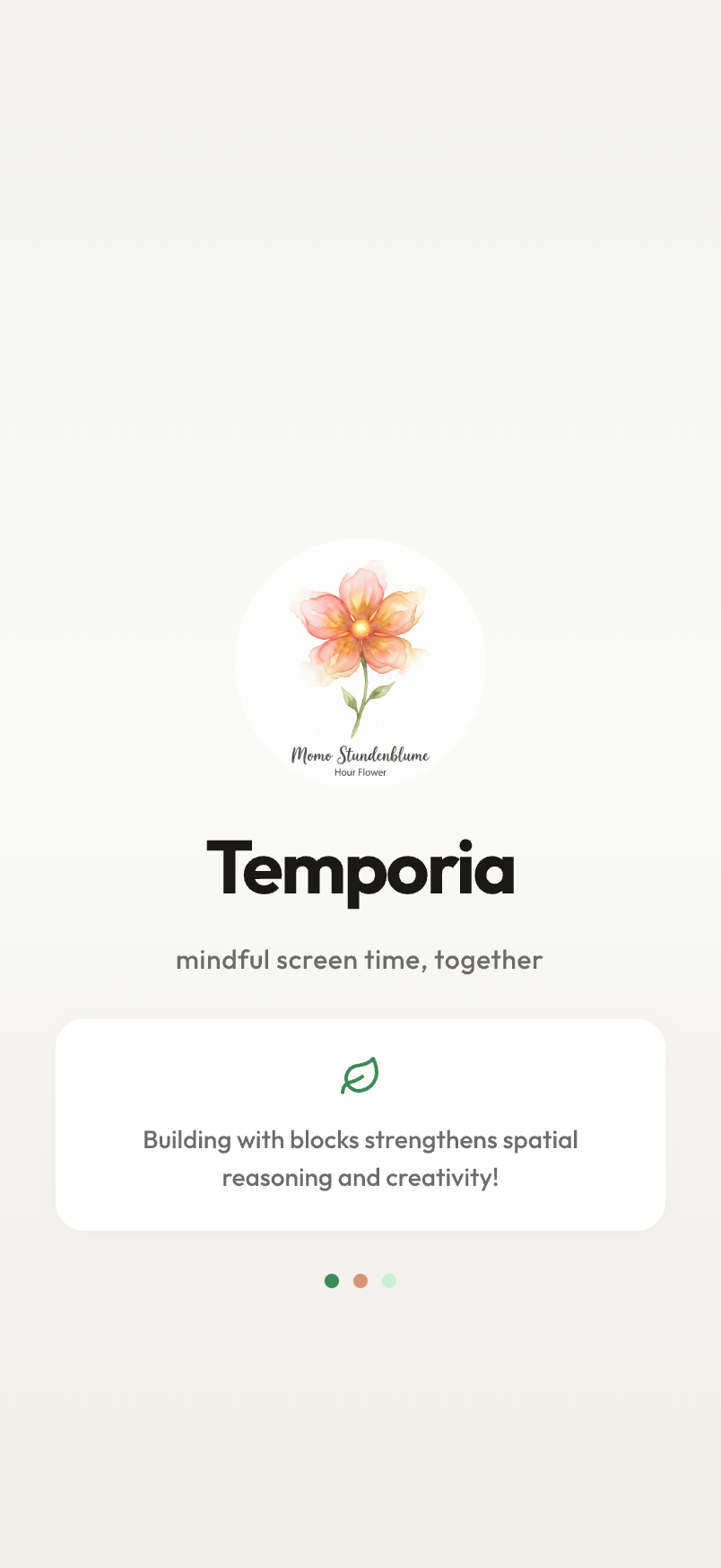 Tempora screen preview